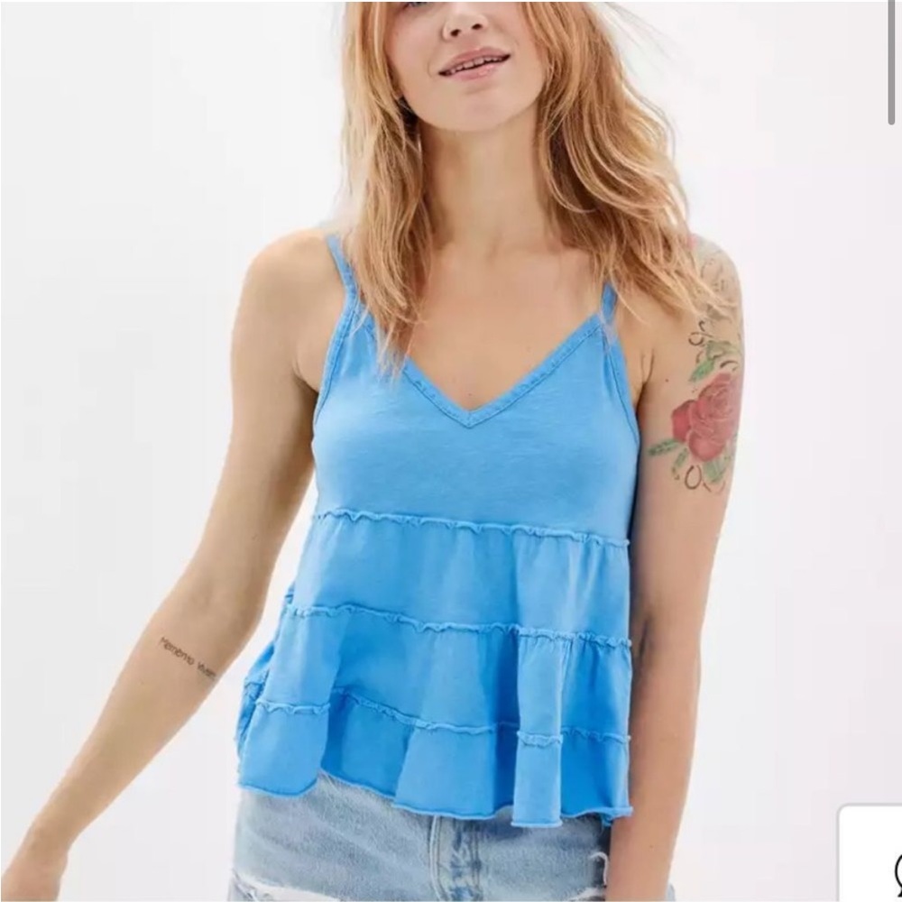 AE tiered babydoll tank